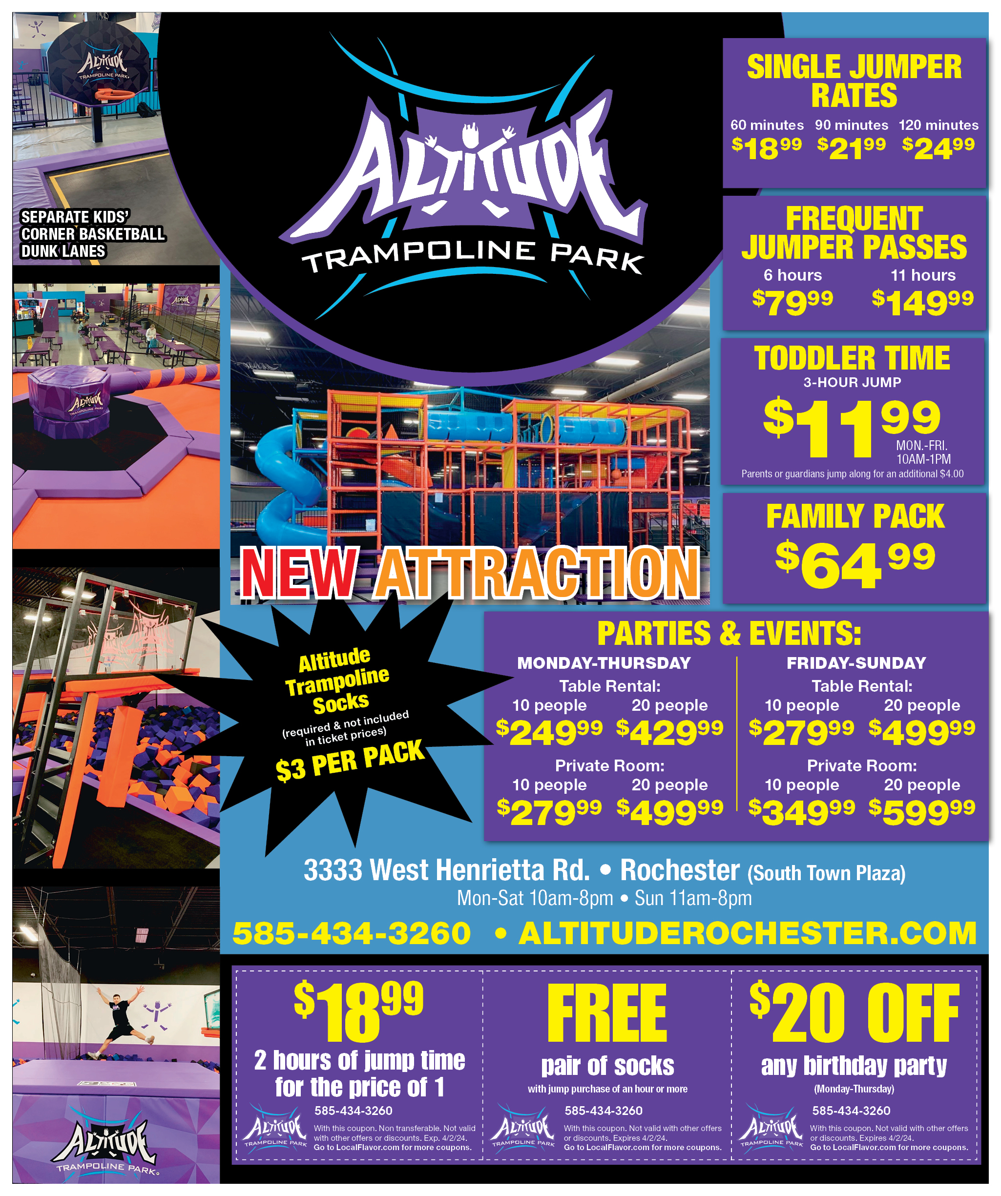 Altitude trampoline park cost sale