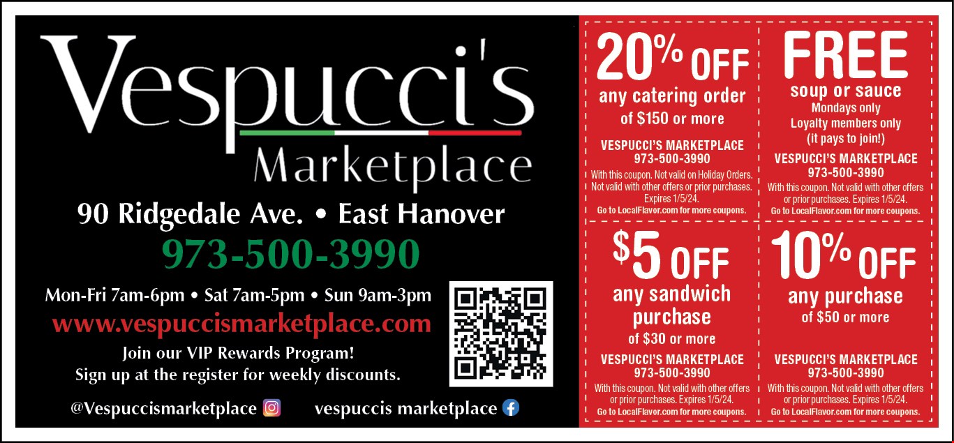 $20 For $40 Worth Of Deli, Prepared Foods & Market at Vespucci's  Marketplace - East Hanover, NJ