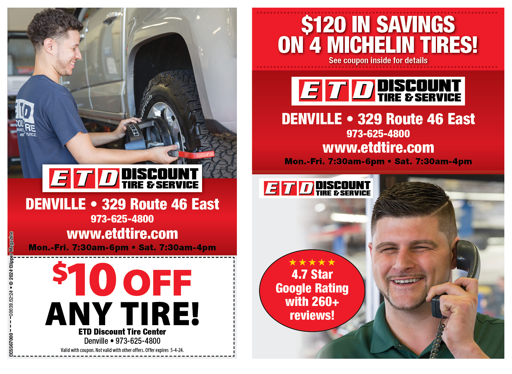 ETD DISCOUNT TIRE SERVICE Coupons Deals Hackensack NJ